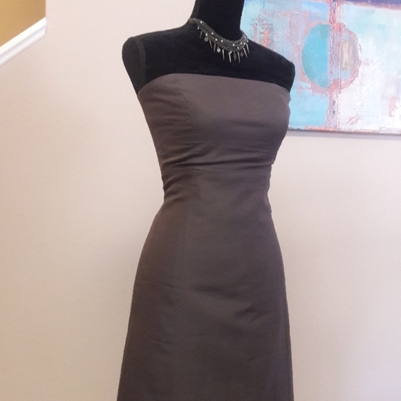 J.Crew/ Khaki Green/ Sleeveless/ Midi Dress - Picture 3 of 7